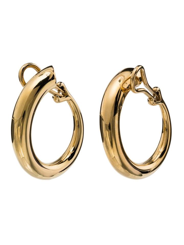Charlotte Chesnais Yellow Gold Monie Large Clip Earrings