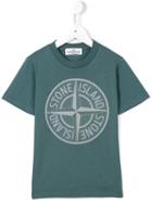 Stone Island Kids Logo T-shirt, Boy's, Size: 8 Yrs, Green