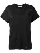 Iro Distressed T-shirt, Women's, Size: Xs, Black, Linen/flax