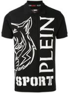 Plein Sport - Logo Print Polo Shirt - Men - Cotton - L, Black