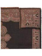 Etro Woven Patterned Scarf - Brown