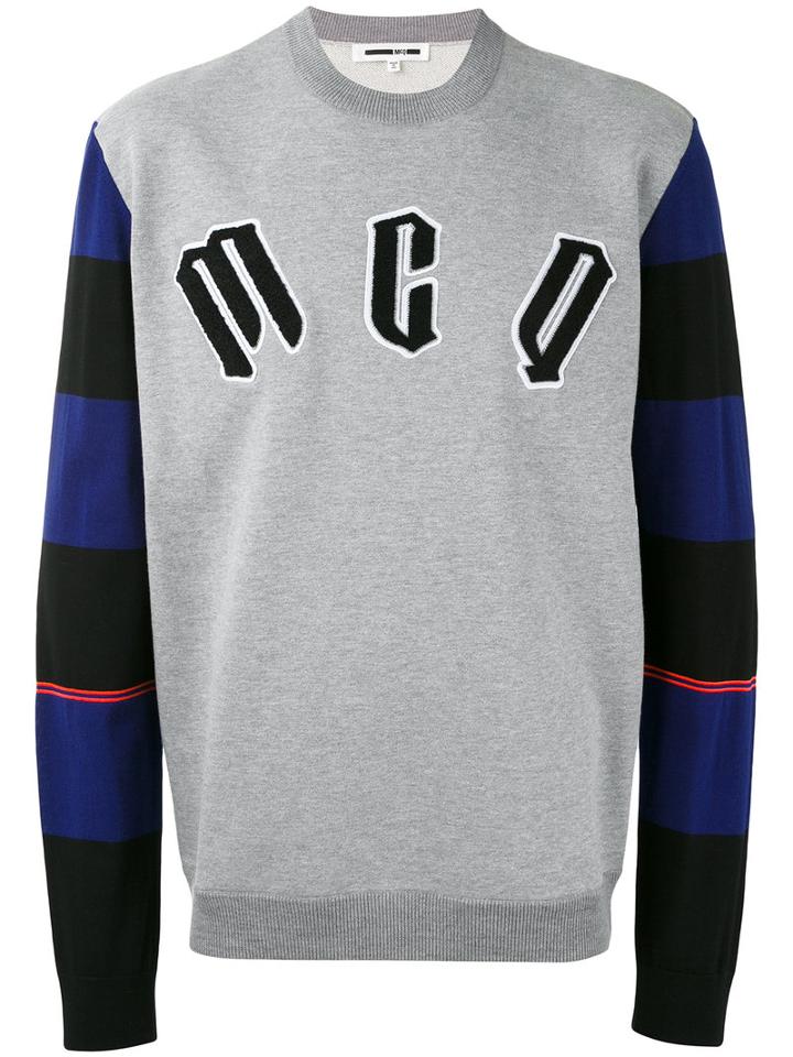 Mcq Alexander Mcqueen - Logo Sweatshirt - Men - Cotton/polyamide/polyester/wool - L, Grey, Cotton/polyamide/polyester/wool