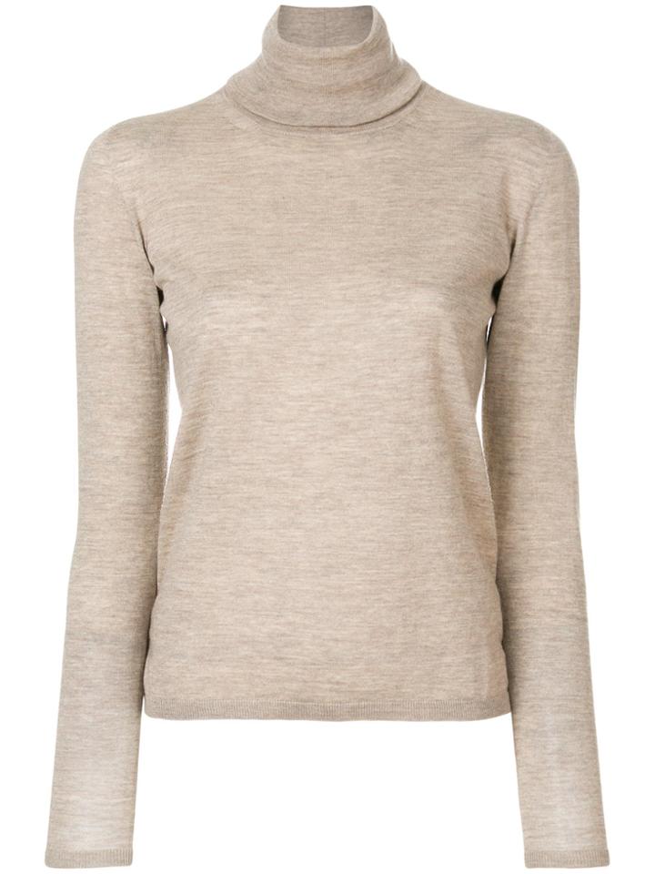 Max Mara Turtleneck Sweater - Nude & Neutrals