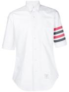 Thom Browne 4-bar Solid Oxford Shirt - White