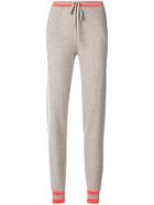 Chinti & Parker Stripe Trim Tracksuit Bottoms - Nude & Neutrals