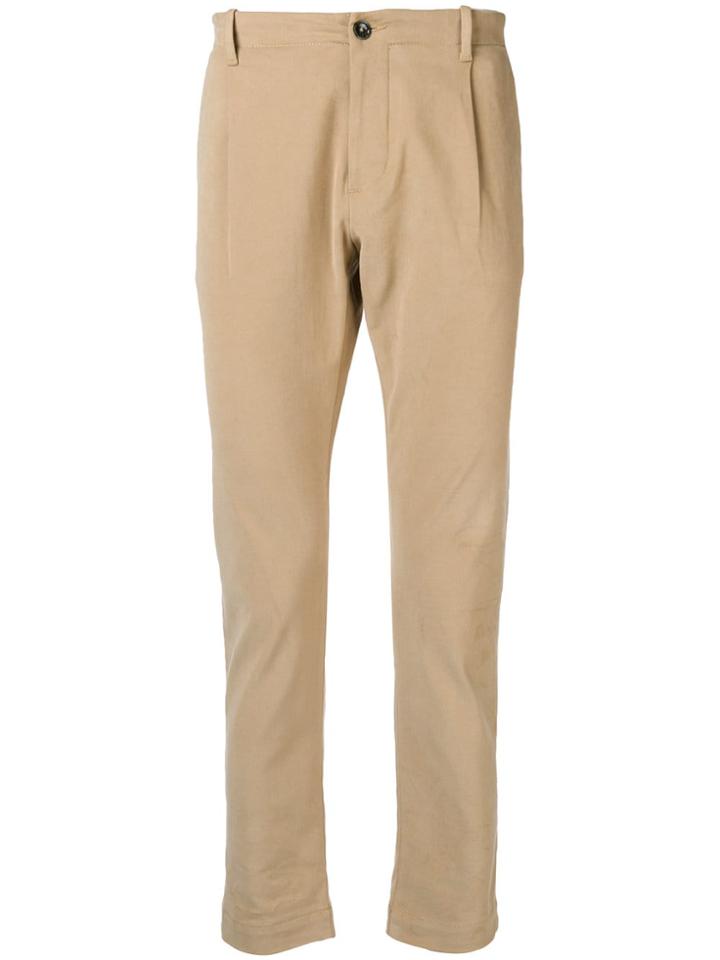 Nine In The Morning Slim-fit Trousers - Nude & Neutrals
