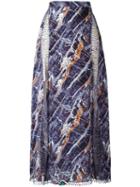 Christopher Kane - String Skirt - Women - Silk - 40, Blue, Silk