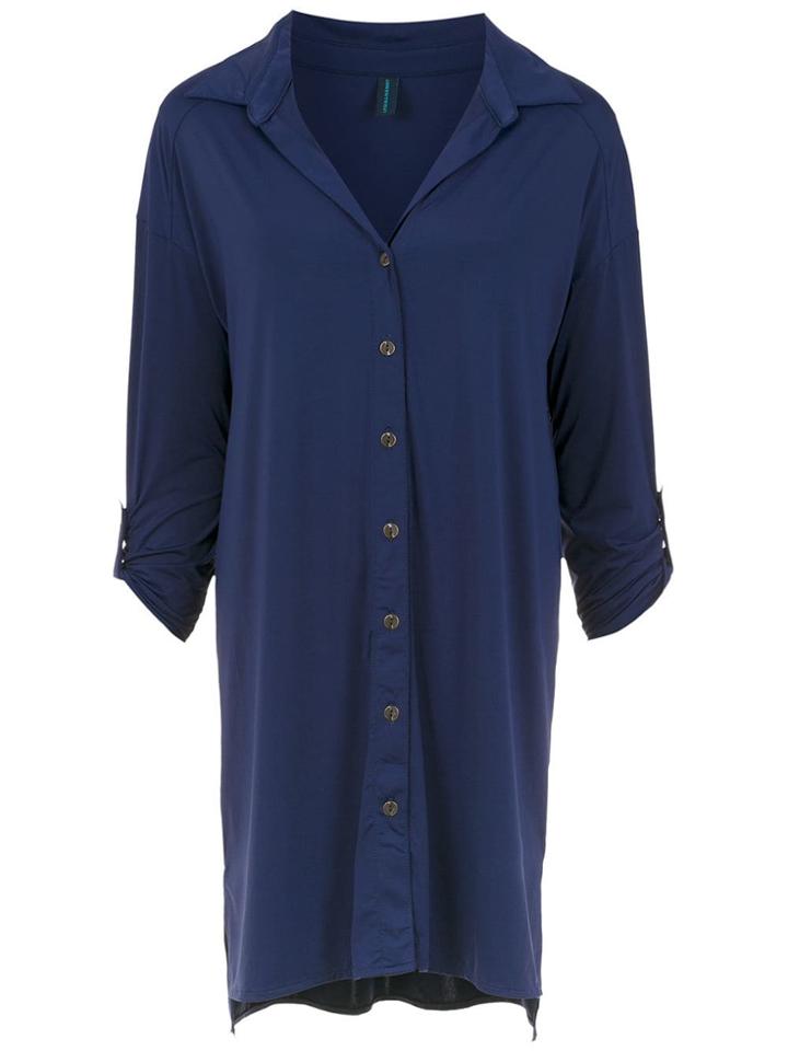 Lygia & Nanny Camisa Meline Uv Liso - Blue