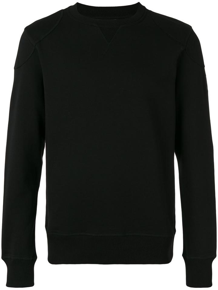Belstaff - Crew Neck Sweatshirt - Men - Cotton - Xl, Black, Cotton