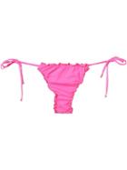 Amir Slama Ruffle Trim Bikini Bottom - Pink