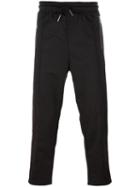 Diesel Side Stripe Track Pants, Men's, Size: Small, Black, Polyester