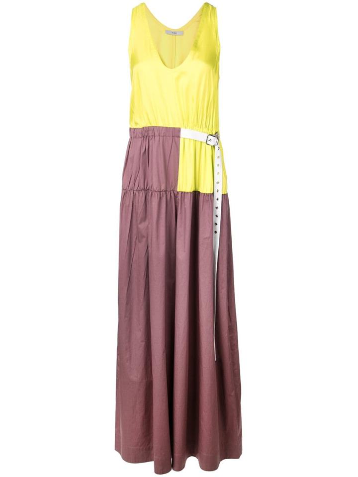 Tibi Halter Jumpsuit - Yellow