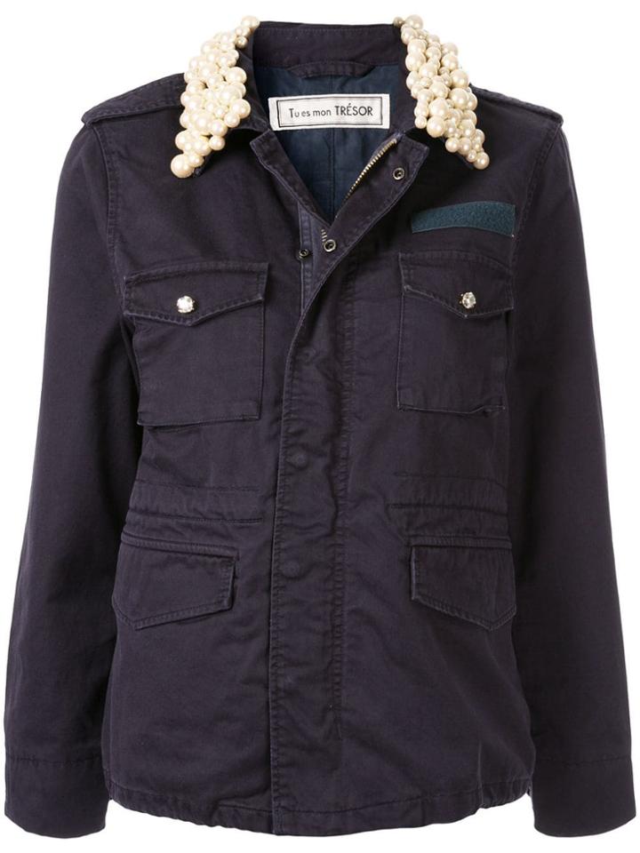 Tu Es Mon Trésor M65 Field Jacket - Blue