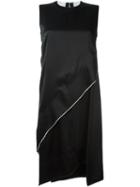 Dkny Sleeveless Satin Dress, Women's, Size: 4, Black, Viscose