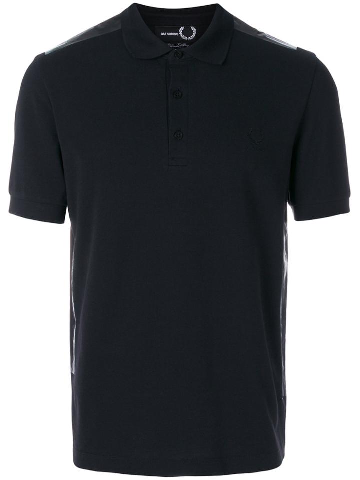 Raf Simons X Fred Perry Tape Detail Pk Polo Shirt - Black