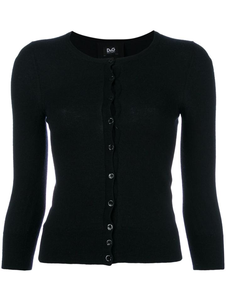 Dolce & Gabbana Vintage Cashmere Classic Cardigan - Black