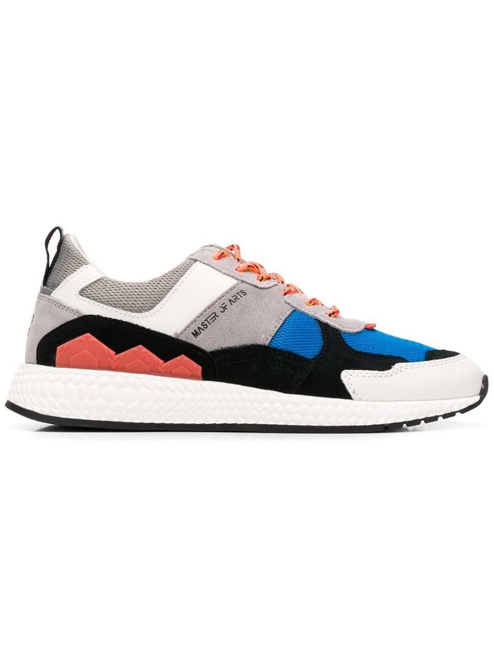 Moa Master Of Arts Colour-block Sneakers - Grey