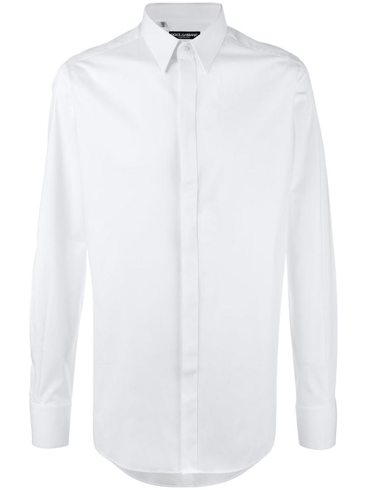 Dolce & Gabbana - Classic Shirt - Men - Cotton/spandex/elastane - 39, White, Cotton/spandex/elastane