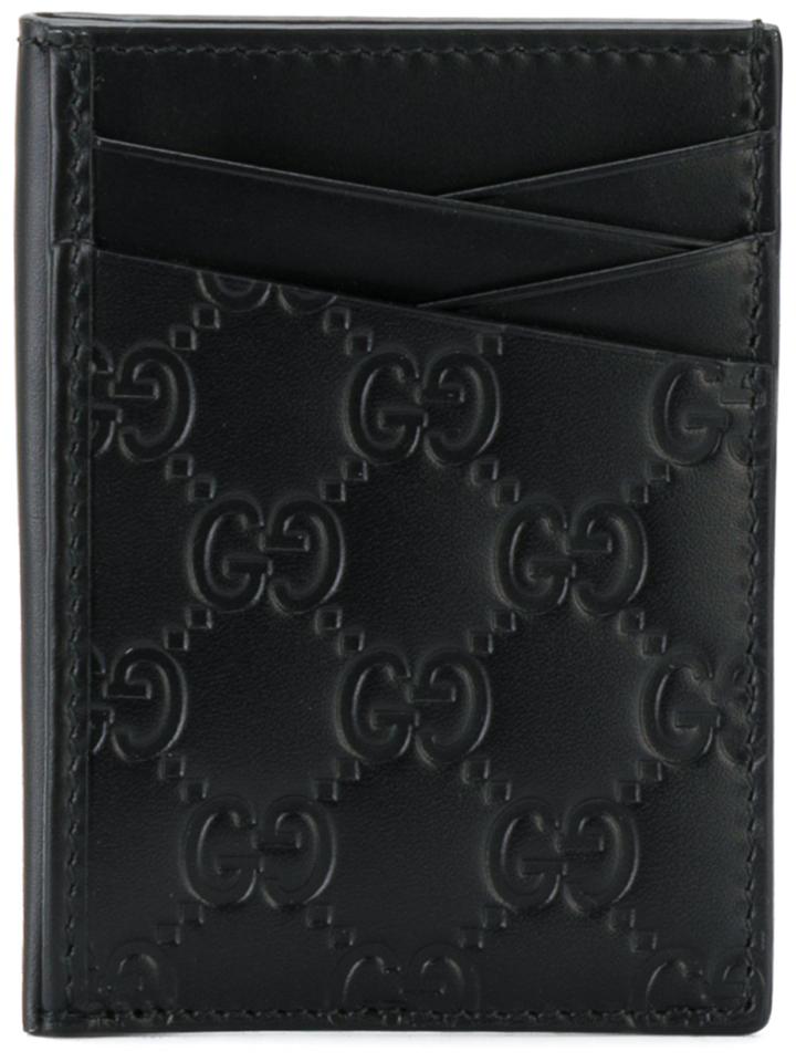 Gucci Gucci Signature Card Case - Black