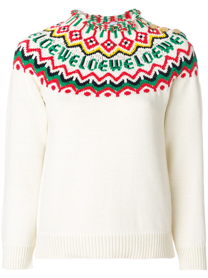 Loewe Jacquard Sweater - Multicolour