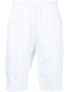 Barena Elastic Waistband Shorts, Men's, Size: 46, White, Cotton/spandex/elastane