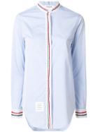 Thom Browne Lace Seam Plain Shirt - Blue