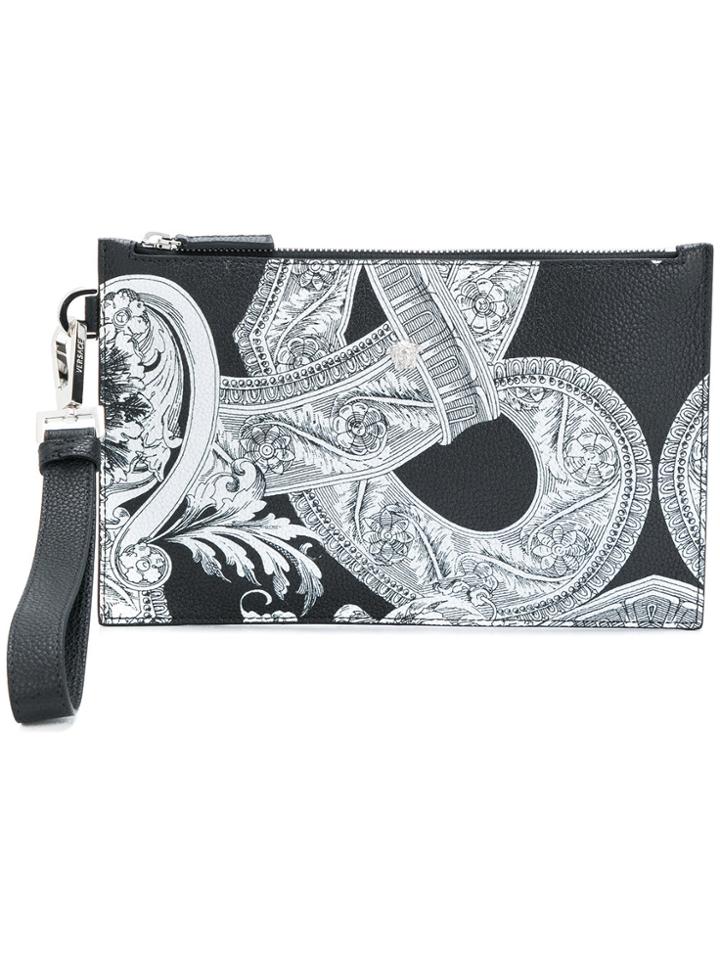 Versace Baroccoflage Clutch - Black
