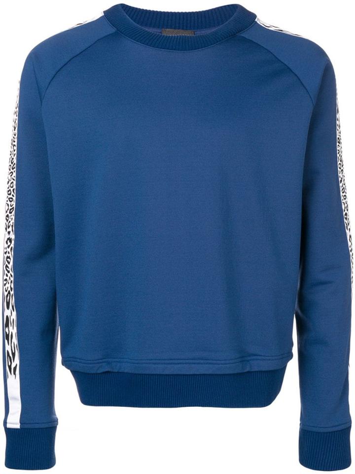 Just Cavalli Blue Knit Sweater