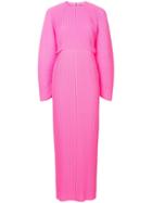 Solace London Long-sleeve Shift Dress - Pink & Purple