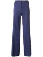 Giorgio Armani Pre-owned Long Bootcut Trousers - Purple