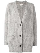 Isabel Marant Étoile Ribbed Cardigan, Women's, Size: 40, Nude/neutrals, Wool/acrylic/polyester/spandex/elastane