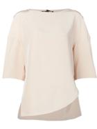 Tibi Asymmetric Hem Blouse