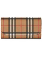 Burberry Vintage Check Continental Wallet - Yellow