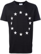 Études Circular Star Print T-shirt, Men's, Size: Xs, Black, Cotton