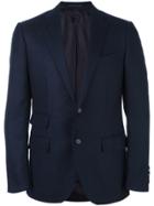 Caruso Flap Pocket Blazer - Blue