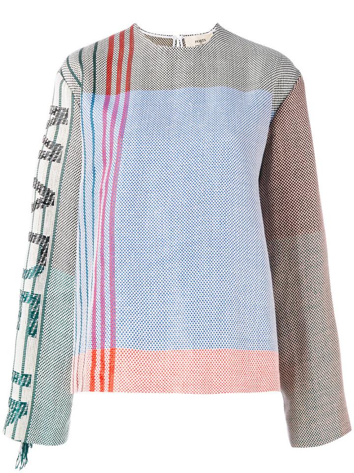 Ports 1961 - Patterned Sweatshirt - Women - Linen/flax/viscose - 40, Women's, Linen/flax/viscose