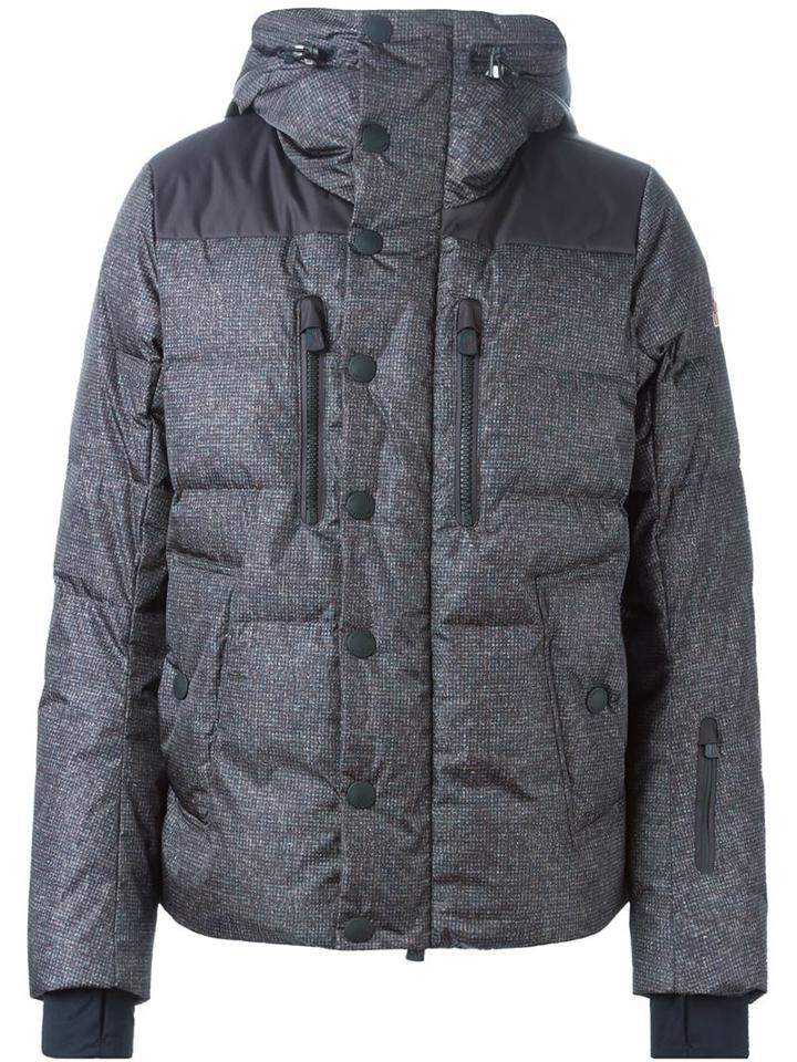Moncler Grenoble Hooded Padded Jacket, Men's, Size: 1, Brown, Polyamide/polyester/feather Down