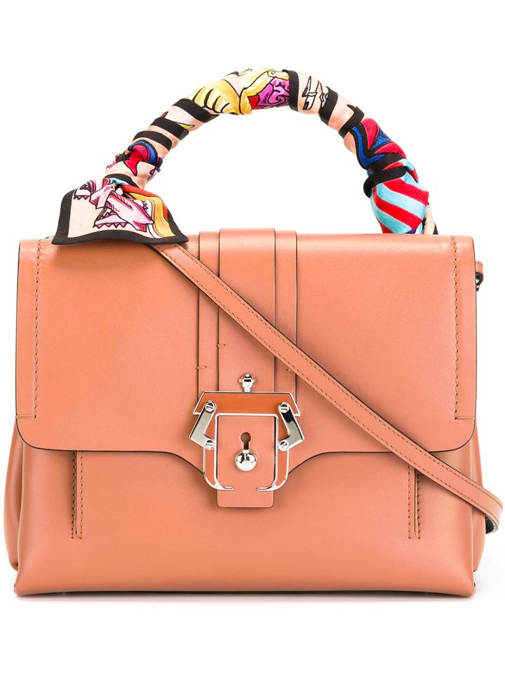 Paula Cademartori Gigi Satchel, Women's, Brown, Calf Leather