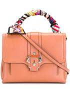 Paula Cademartori Gigi Satchel, Women's, Brown, Calf Leather