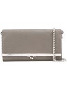 Maison Margiela Foldover Chain Crossbody Bag, Women's, Grey