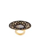 Loree Rodkin Diamond Disc Ring - Metallic