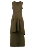Gloria Coelho Back Tied Dress - Green