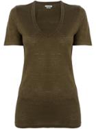 Isabel Marant Étoile 'kranger' T-shirt, Size: Xs, Green, Linen/flax