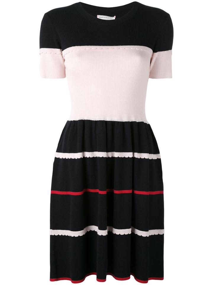 Chinti & Parker Colour Block Dress - Blue