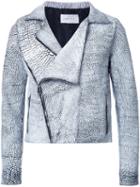 Strateas Carlucci 'anarchy' Jacket, Men's, Size: Small, White, Lamb Skin