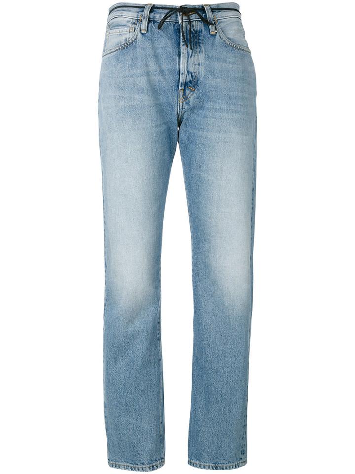 Aries - Straight Trousers - Women - Cotton - 29, Women's, Blue, Cotton