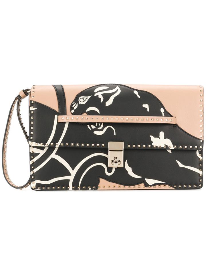 Valentino Valentino Garavani Panther Clutch - Nude & Neutrals