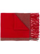 Plantation Two-tone Pocket Scarf - Red