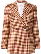 Ports 1961 Check Pattern Blazer - Multicolour