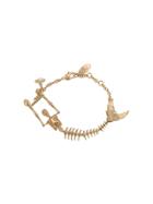 Vivienne Westwood Ariel Skeleton Bracelet - Metallic